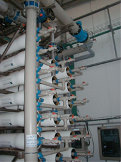 Water treatment for industrial application
